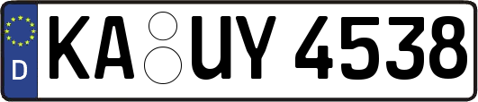 KA-UY4538