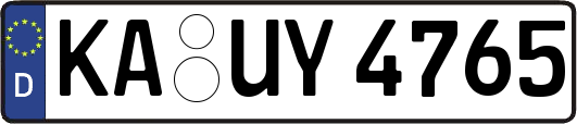 KA-UY4765