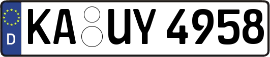 KA-UY4958