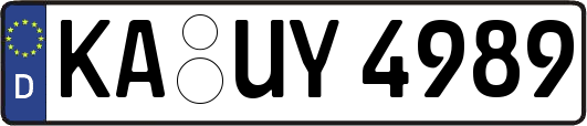 KA-UY4989