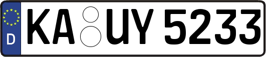 KA-UY5233
