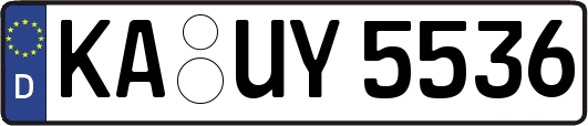 KA-UY5536
