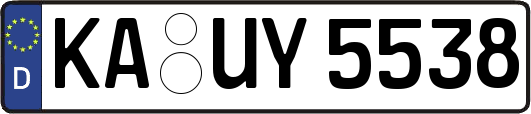 KA-UY5538