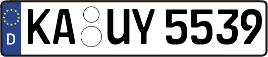 KA-UY5539