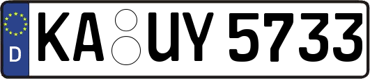 KA-UY5733