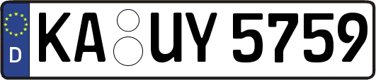 KA-UY5759