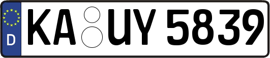 KA-UY5839