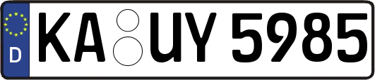 KA-UY5985