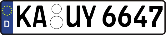 KA-UY6647