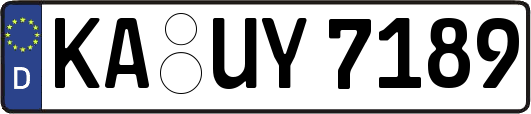 KA-UY7189