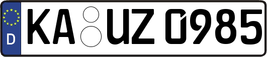 KA-UZ0985
