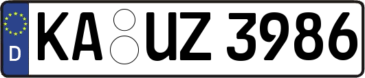 KA-UZ3986