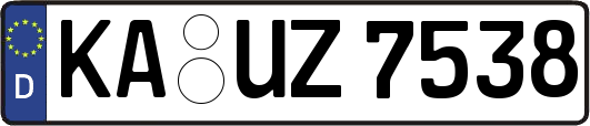 KA-UZ7538