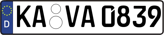 KA-VA0839