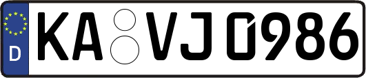 KA-VJ0986