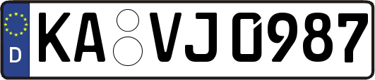 KA-VJ0987