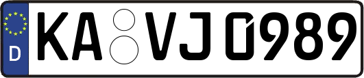 KA-VJ0989