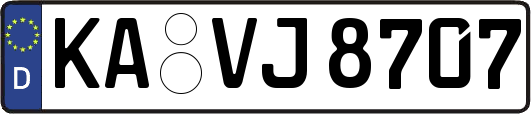 KA-VJ8707