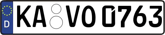 KA-VO0763