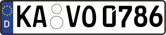 KA-VO0786