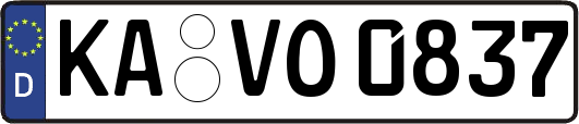 KA-VO0837
