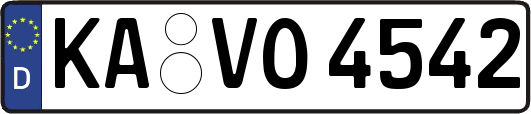 KA-VO4542