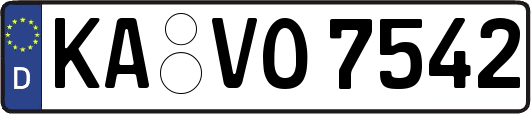 KA-VO7542