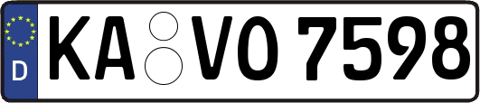 KA-VO7598