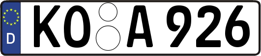 KO-A926
