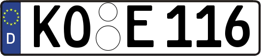 KO-E116