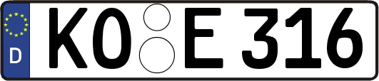 KO-E316