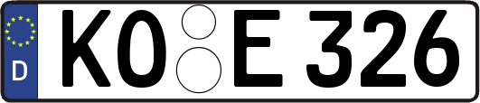 KO-E326