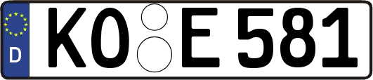 KO-E581