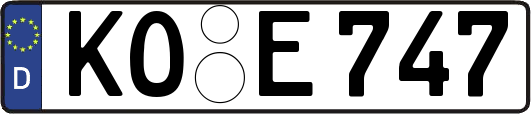 KO-E747