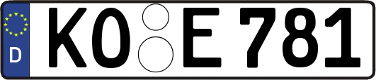 KO-E781