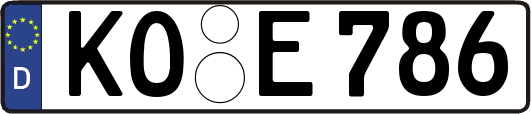 KO-E786