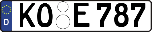 KO-E787