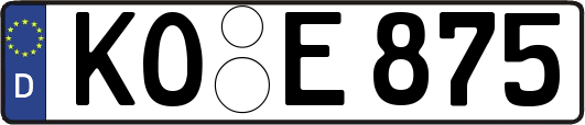 KO-E875