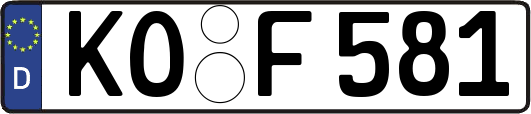KO-F581