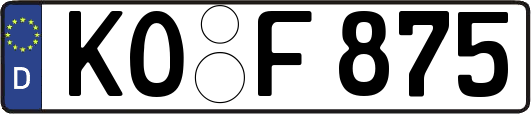 KO-F875