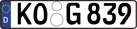 KO-G839