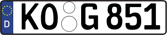 KO-G851
