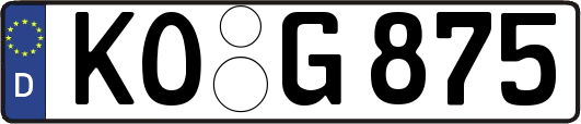 KO-G875