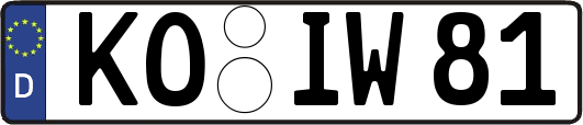 KO-IW81