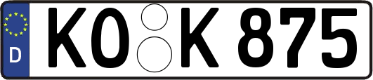 KO-K875