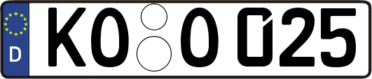 KO-O025