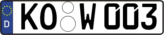 KO-W003