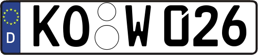 KO-W026