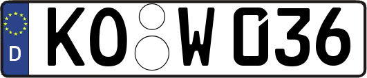 KO-W036