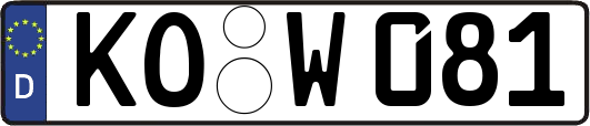 KO-W081